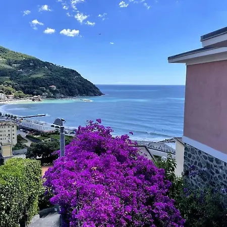 Ocean View Villa With Fast Wi-Fi And Elevator To Town Levanto Exterior photo